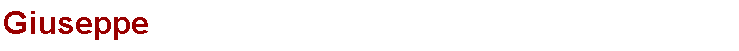 Textfeld: Giuseppe